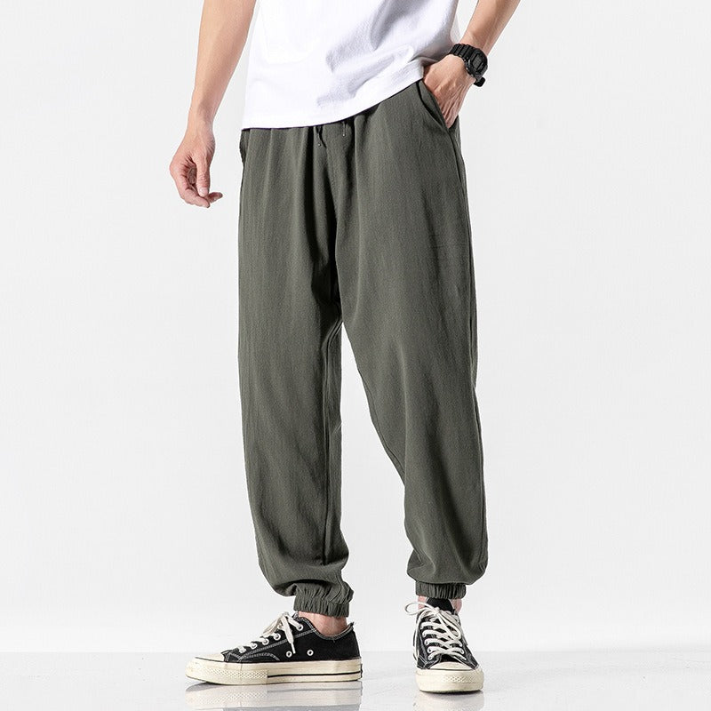 Valenti | Pure Linen Pants - Baggy Trousers