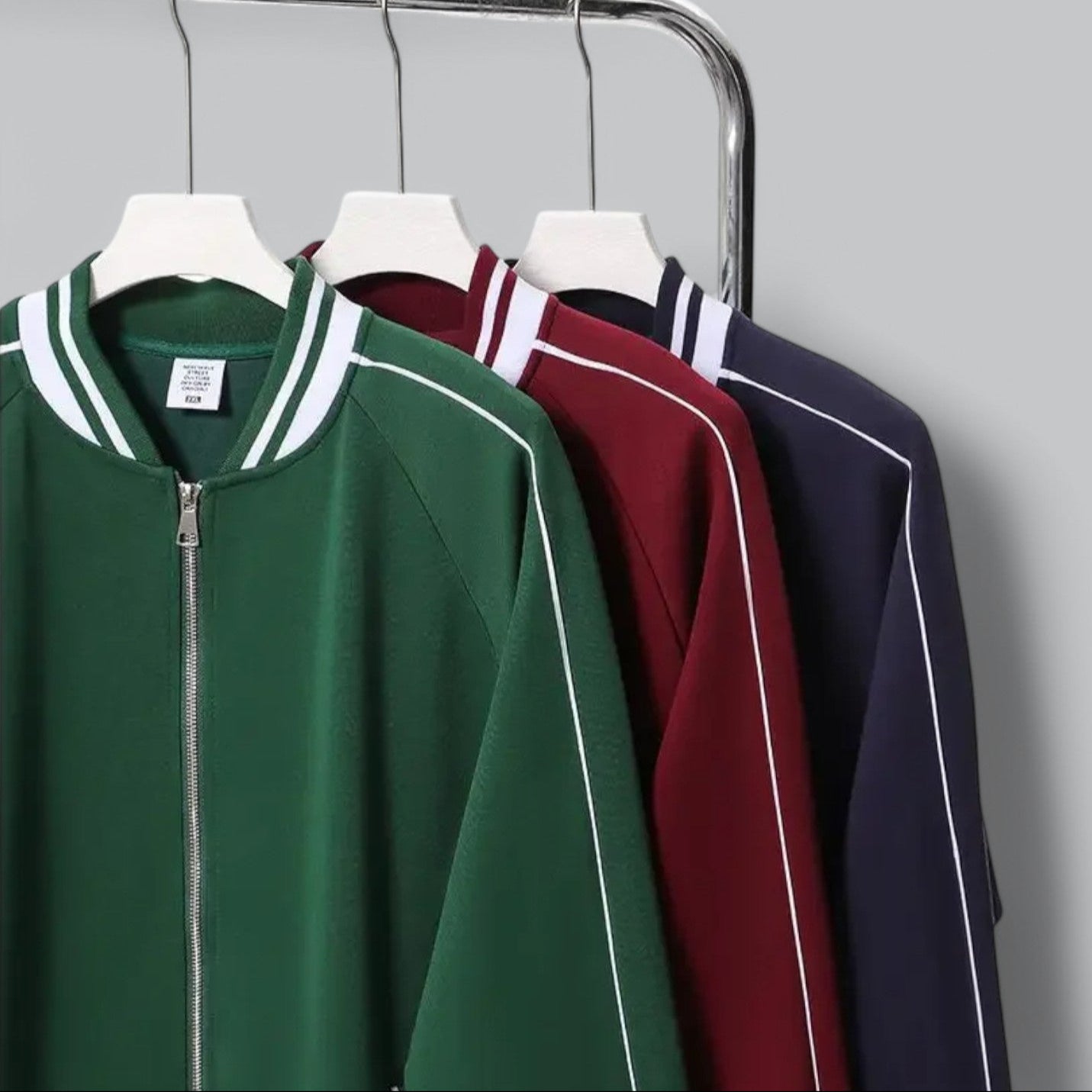 Valenti | Old-Money Baseball Jacket - Loose Fit Cotton Bomber
