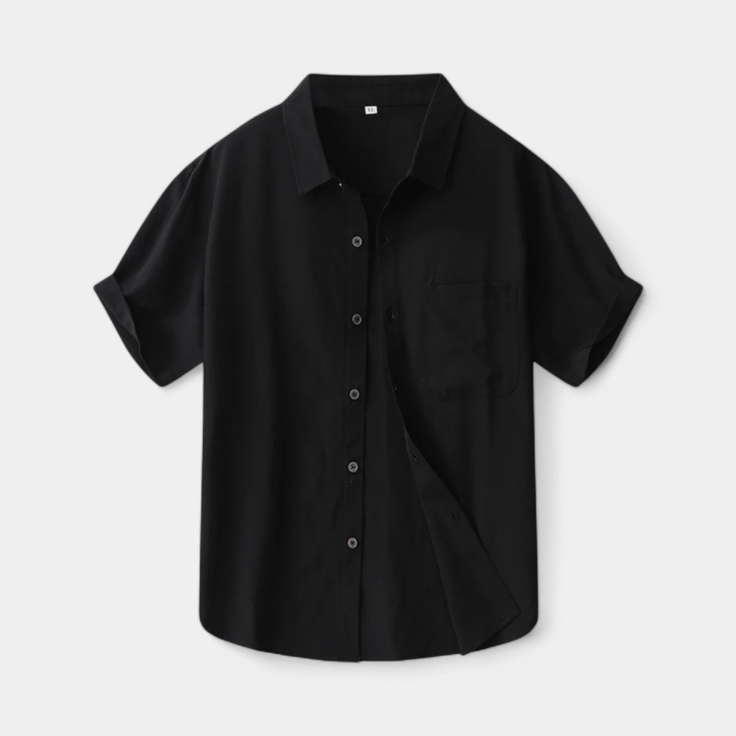 Valenti | Casual Short Sleeve Polo Dress Shirt - Slim Fit Light T-Shirt