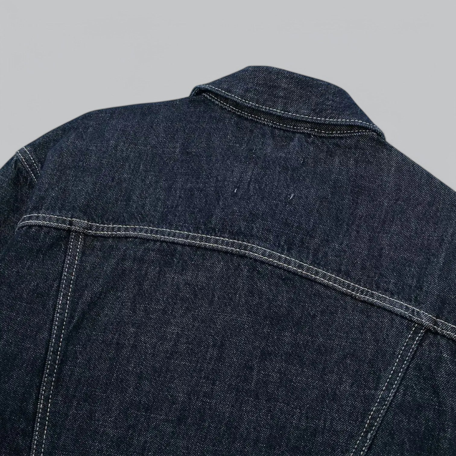 Valenti | Vintage Denim Cropped Jacket & Wide Leg Pants Set