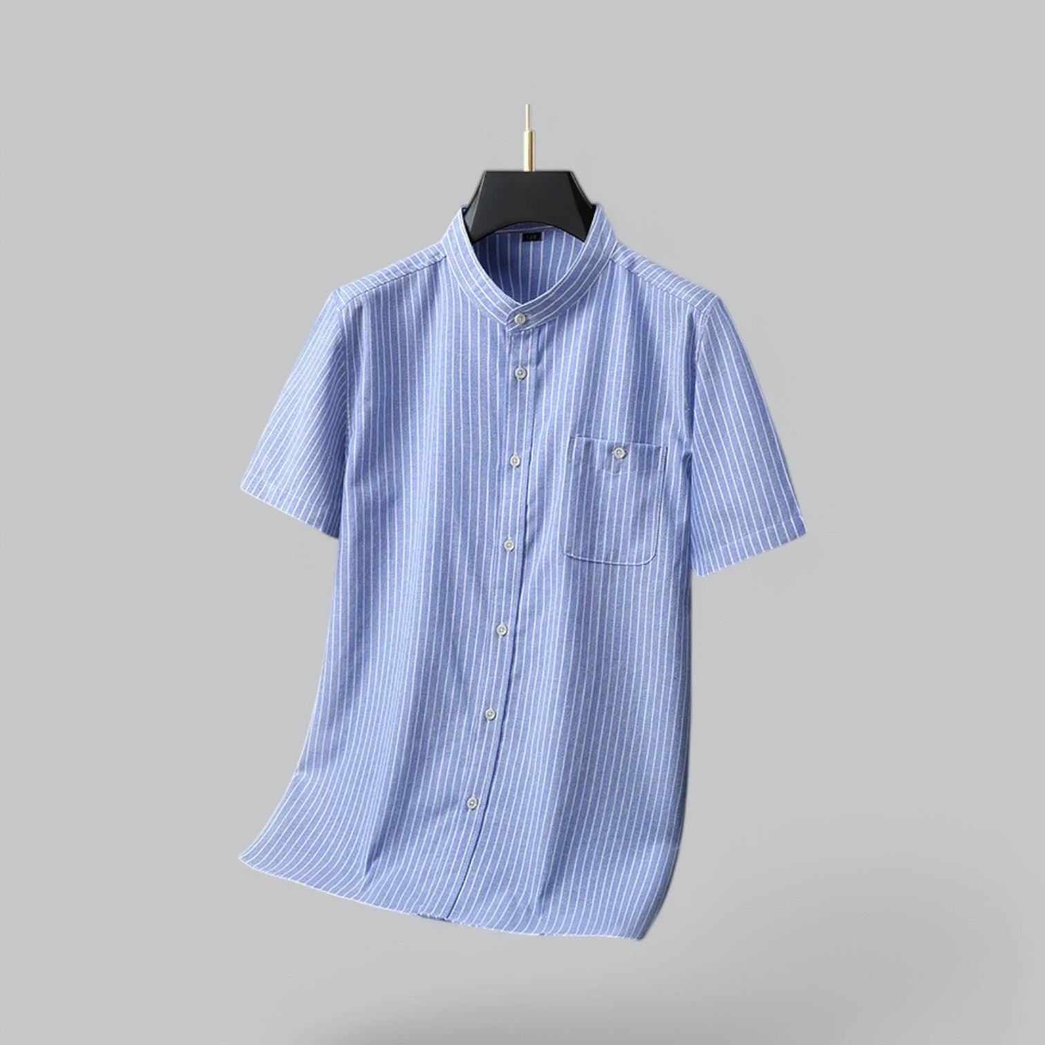 Valenti | Classic Striped Cotton Polo T-Shirt - Old Summer Dress Shirt