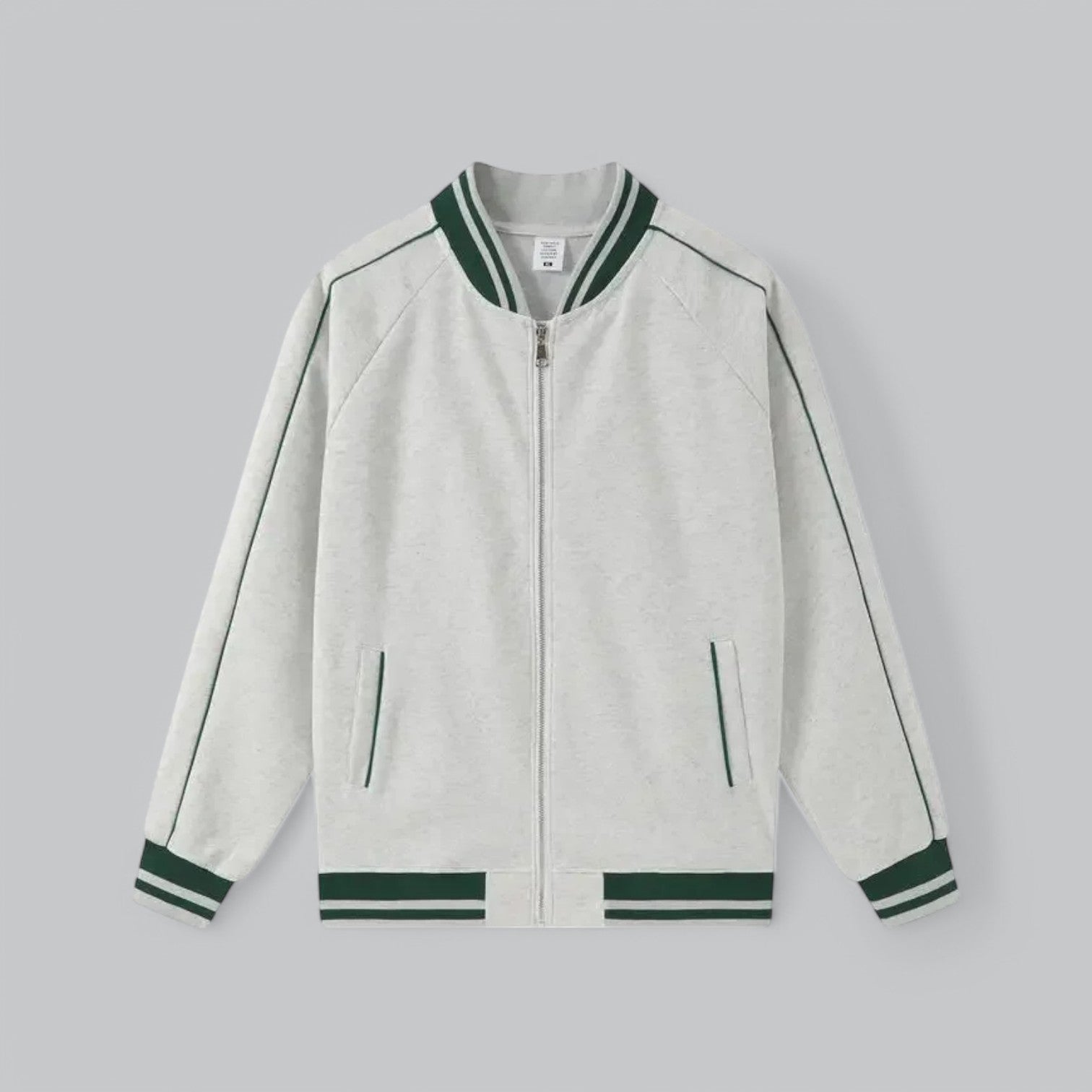 Valenti | Old-Money Baseball Jacket - Loose Fit Cotton Bomber