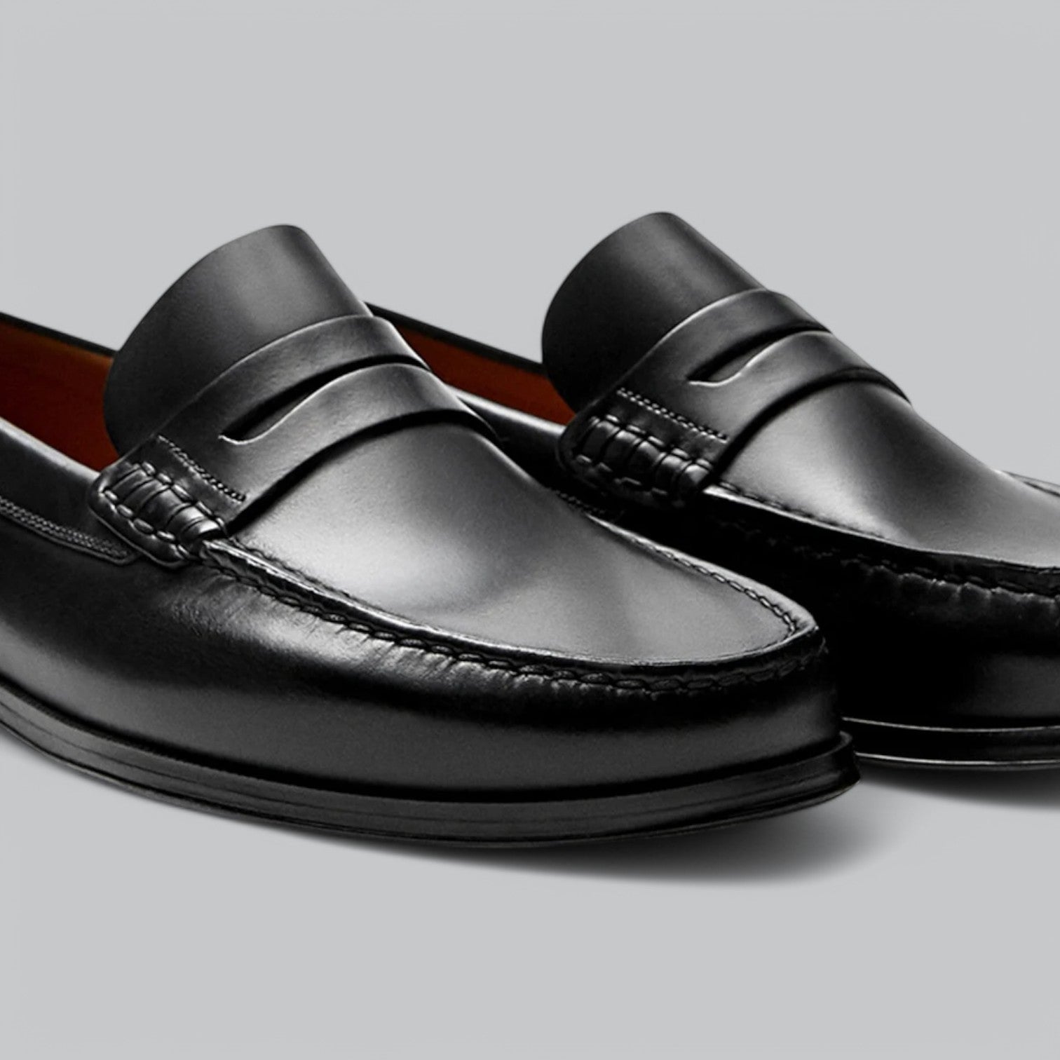 Valenti | Vintage Leather Loafers - Formal Slip-On Moccasins