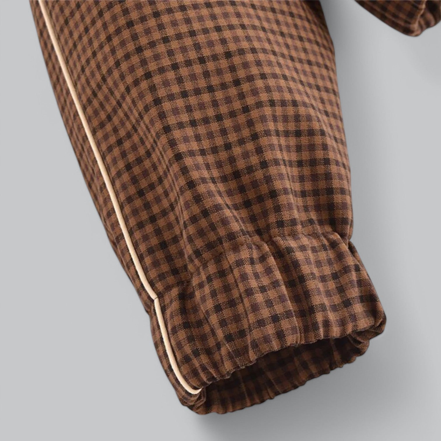 Valenti | Retro Plaid Zipper Coat - Loose Fit Casual Bomber Jacket