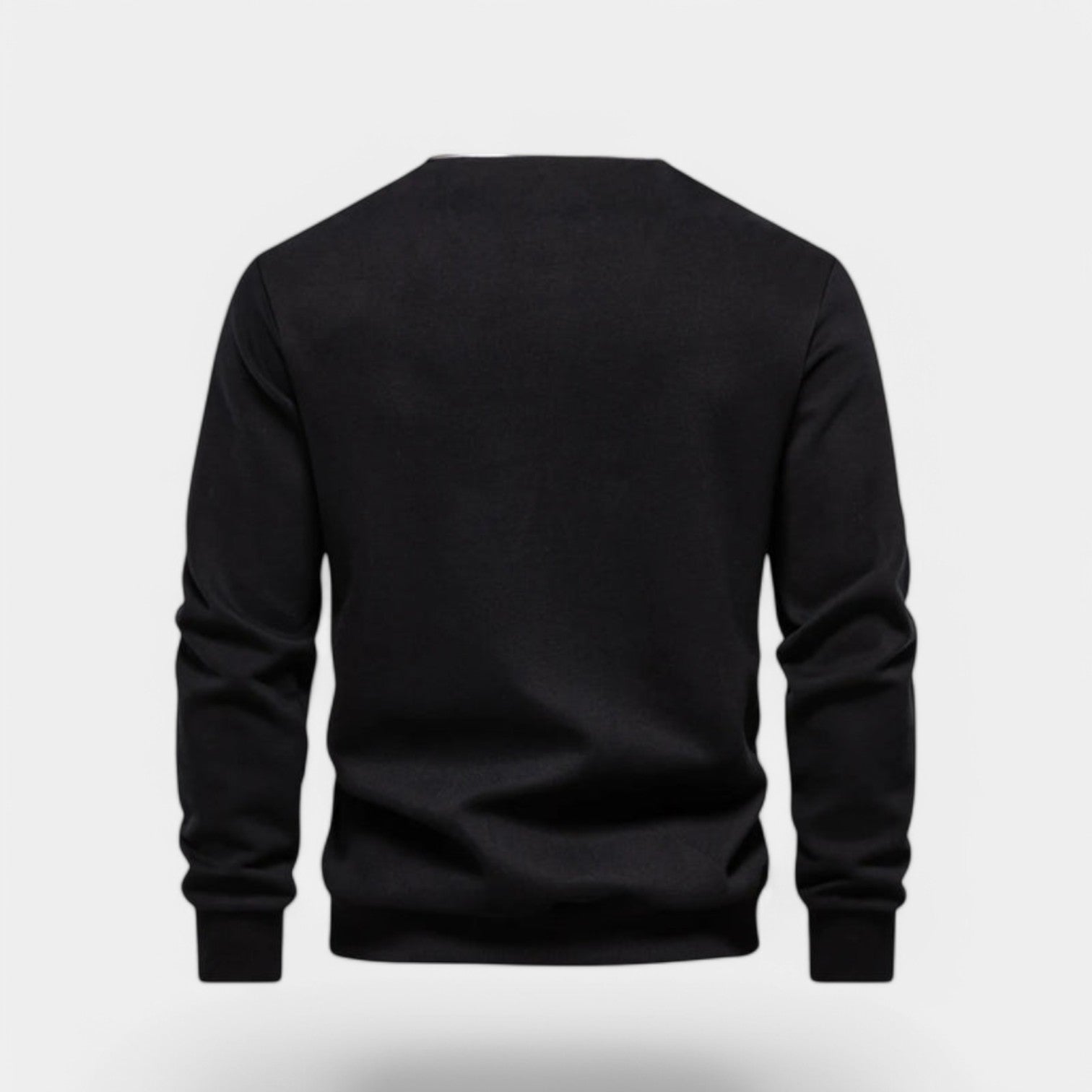 Valenti | Dress Collar Polo Neck Sweatshirt - Cotton Pullover
