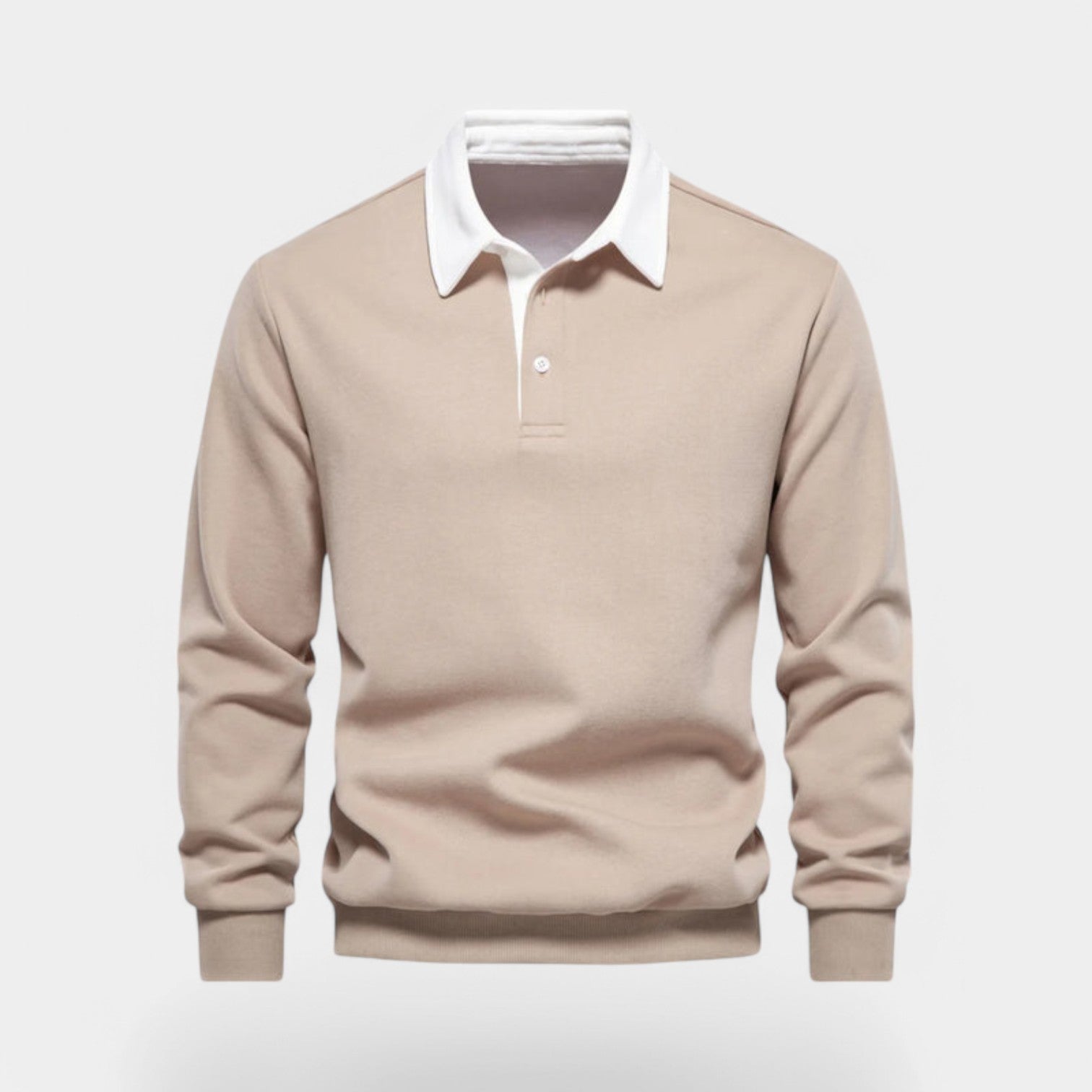 Valenti | Dress Collar Polo Neck Sweatshirt - Cotton Pullover