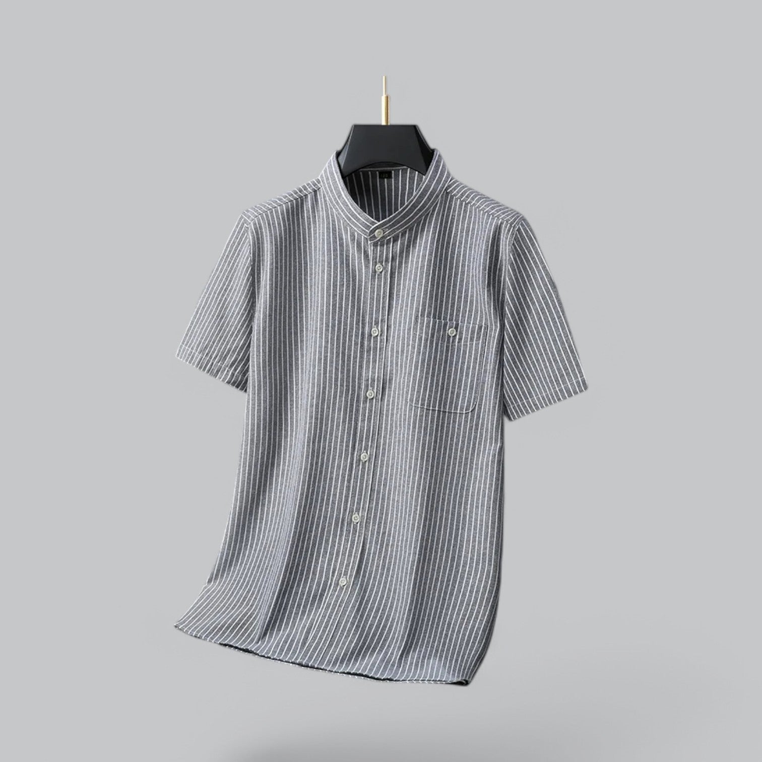 Valenti | Classic Striped Cotton Polo T-Shirt - Old Summer Dress Shirt