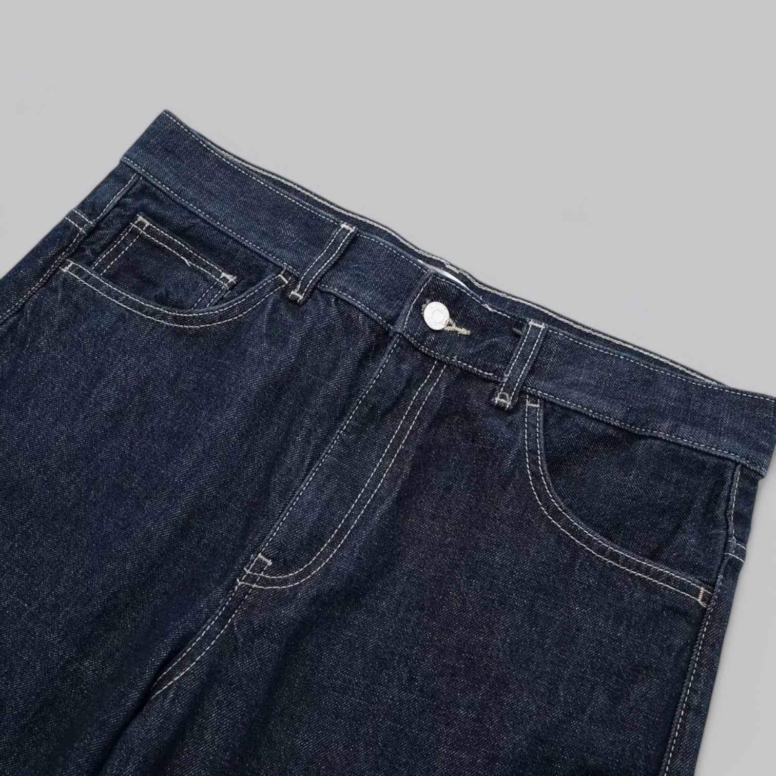 Valenti | Vintage Denim Cropped Jacket & Wide Leg Pants Set