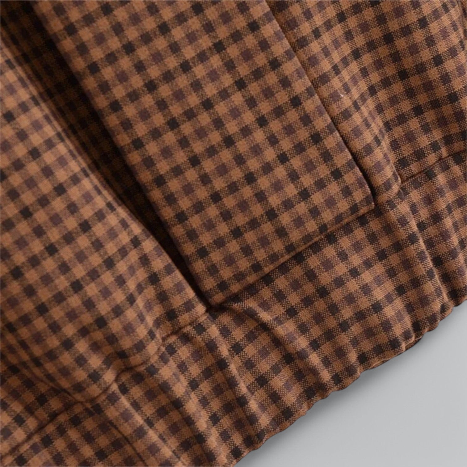 Valenti | Retro Plaid Zipper Coat - Loose Fit Casual Bomber Jacket