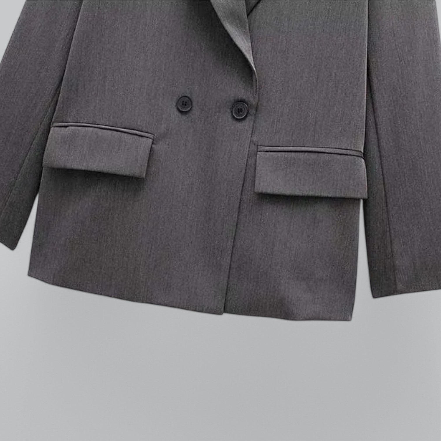 Valenti | Classy Formal Blazer - Double Breasted Spring Overcoat