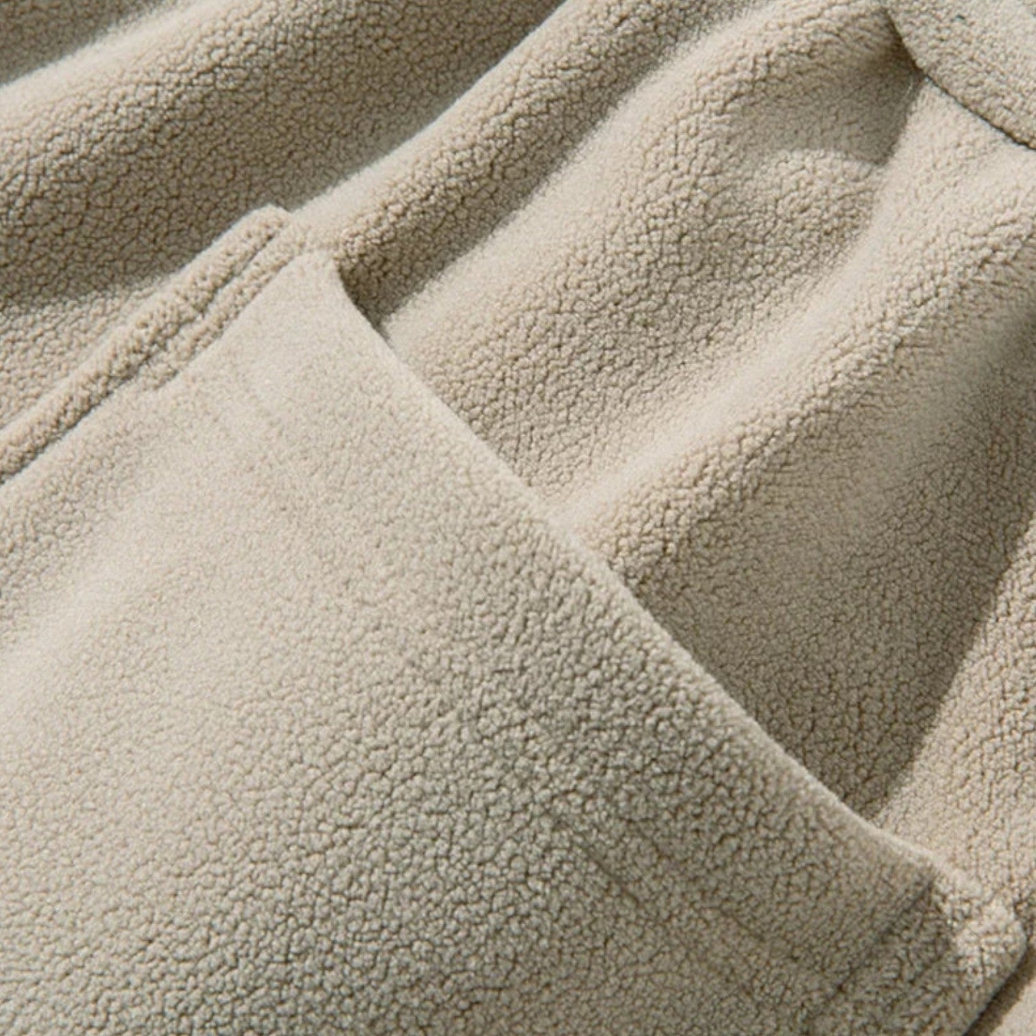 Valenti | Teddy Fleece Sweatpants - Wide Leg Casual Trousers