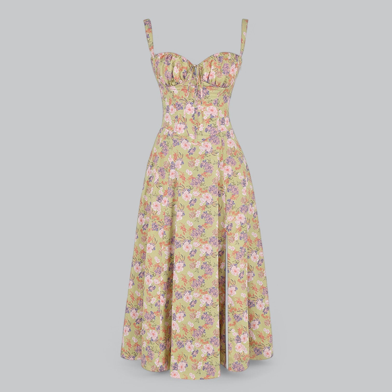 Valenti | Sleeveless Summer Dress - Elegant Slit Maxi Dress
