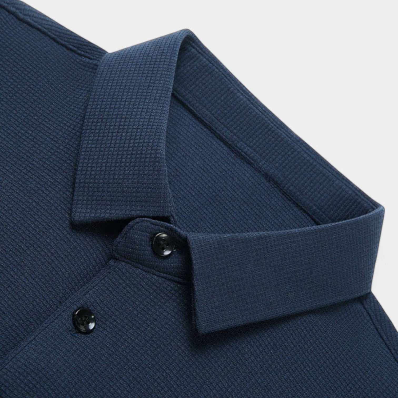 Valenti | Long Sleeve Button Polo Shirt - Lightweight Pullover