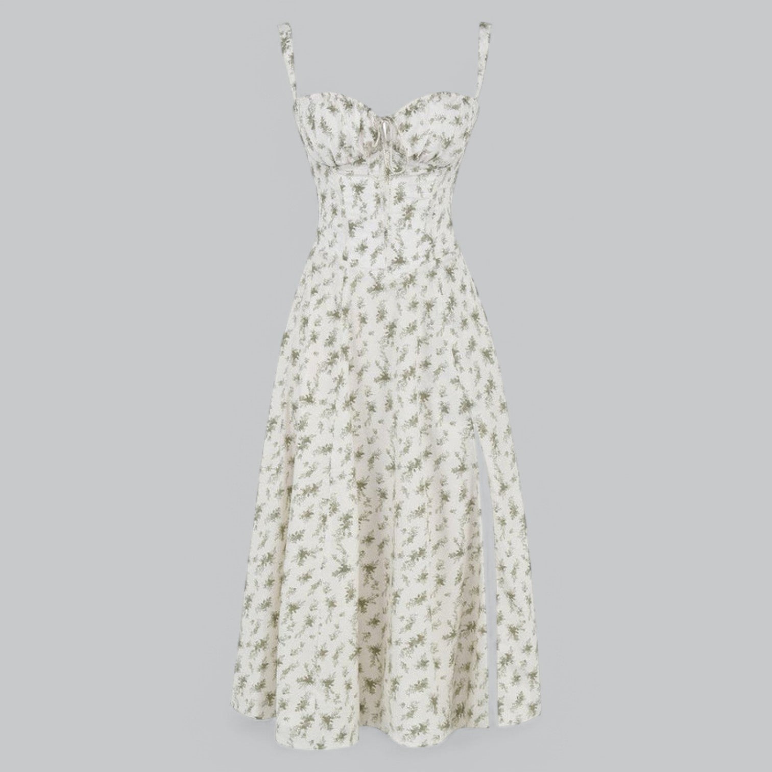 Valenti | Sleeveless Summer Dress - Elegant Slit Maxi Dress