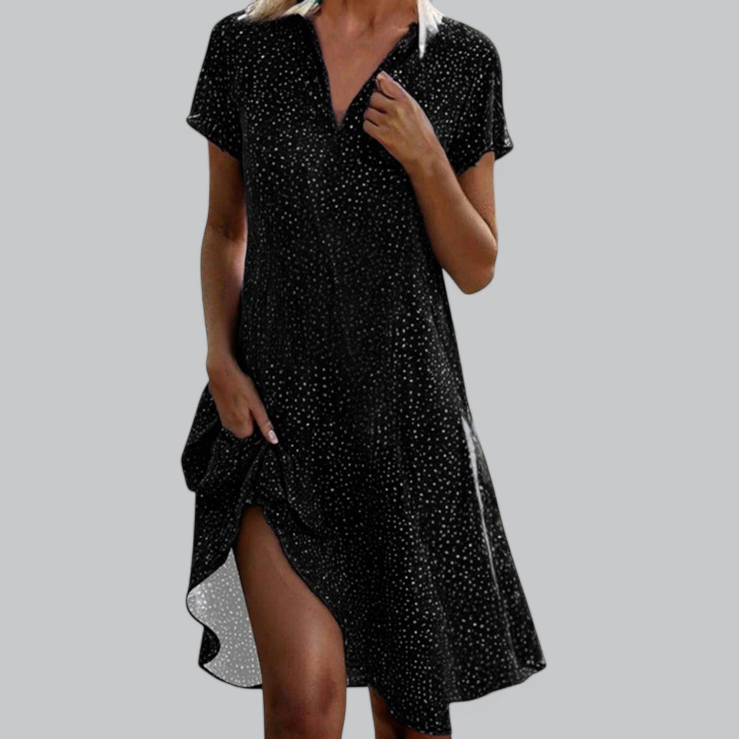 Valenti | Bohemian Summer Dress - Polka Dot Sundress