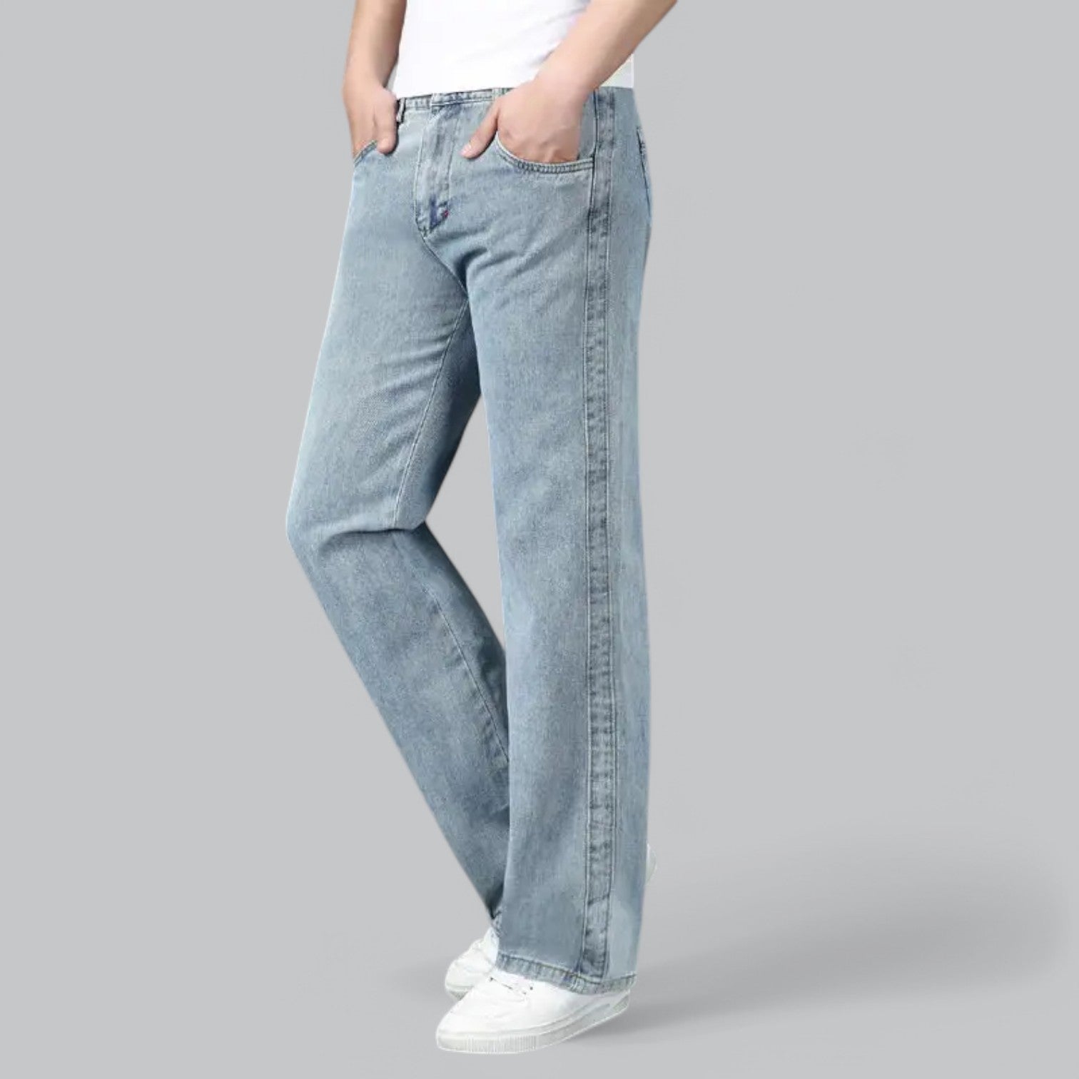 Valenti | Vintage Wide Leg Straight Jeans - Casual Loose Fit Pants