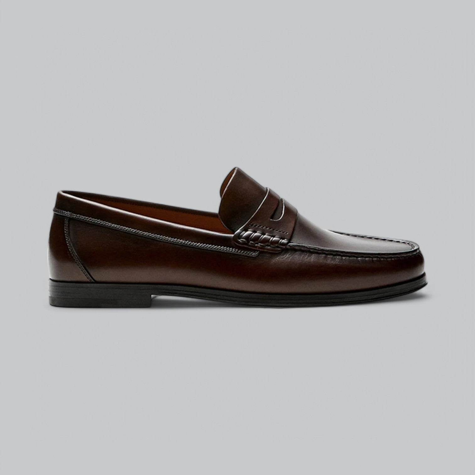 Valenti | Vintage Leather Loafers - Formal Slip-On Moccasins