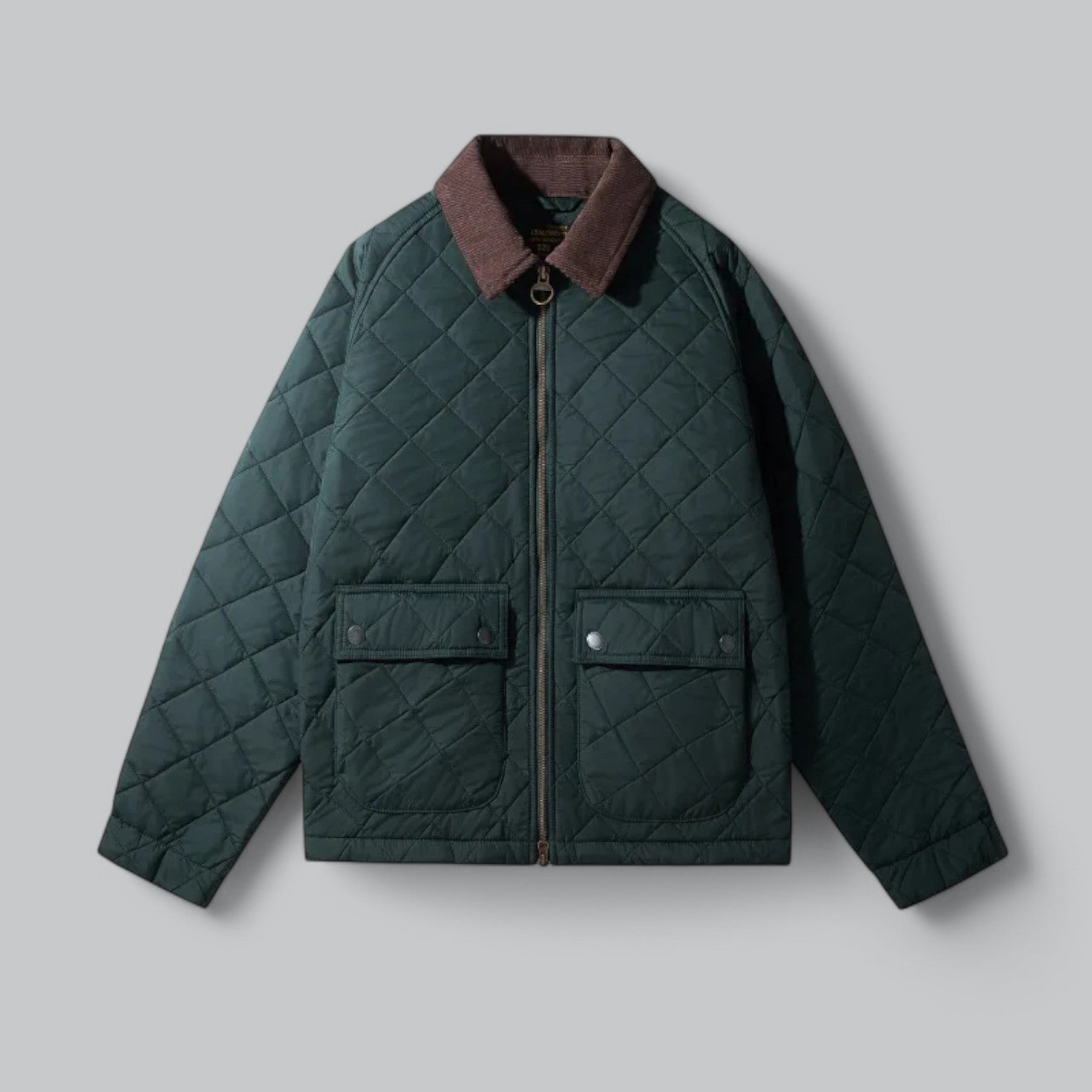 Valenti | Classic Quilted Corduroy Military Jacket - Retro Windproof Bomber