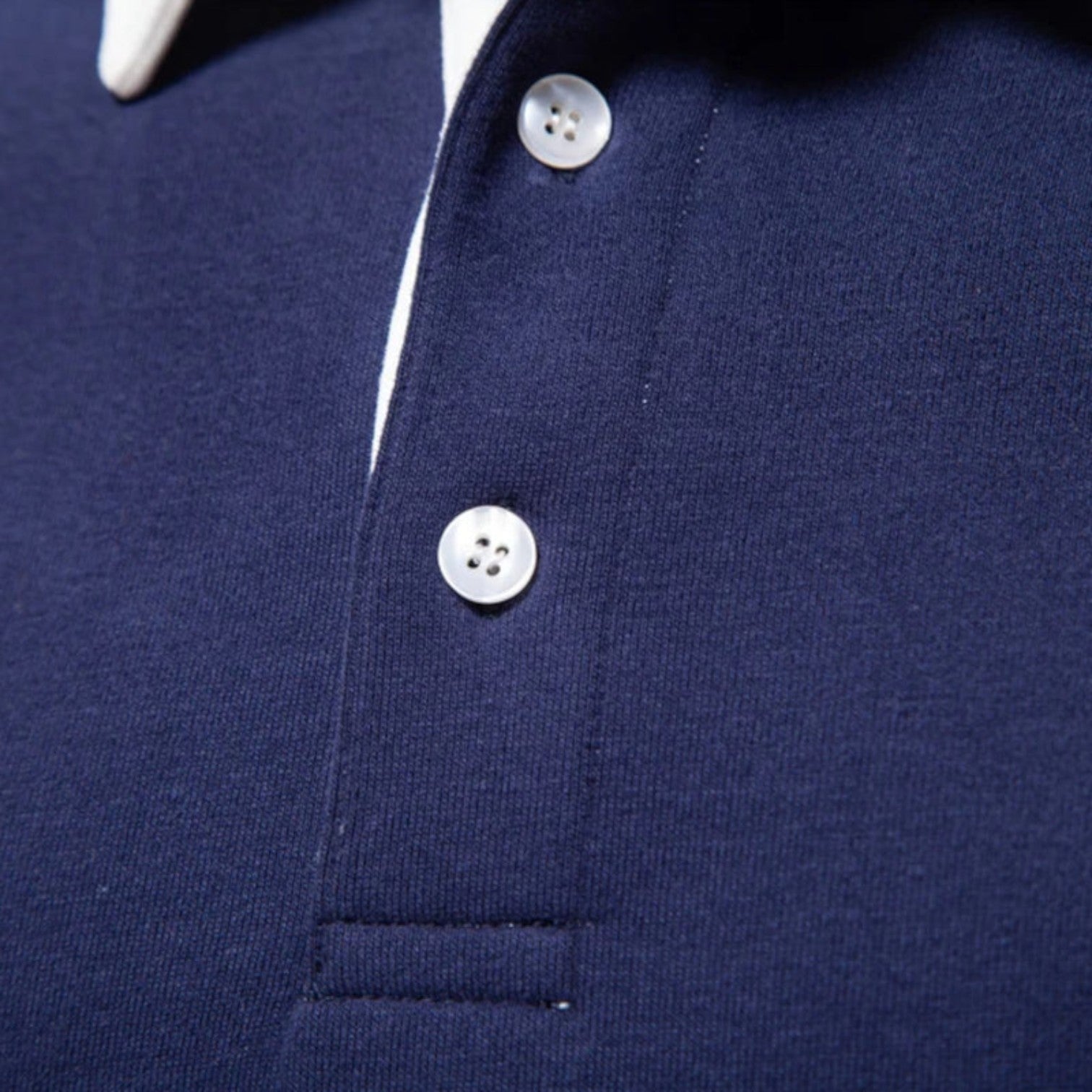 Valenti | Dress Collar Polo Neck Sweatshirt - Cotton Pullover