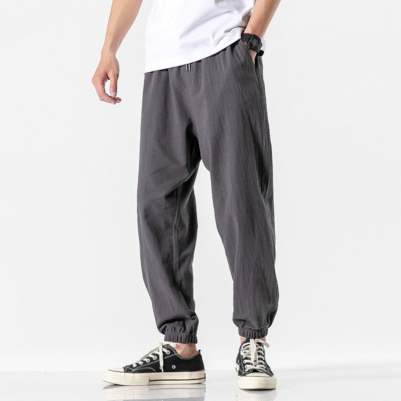 Valenti | Pure Linen Pants - Baggy Trousers