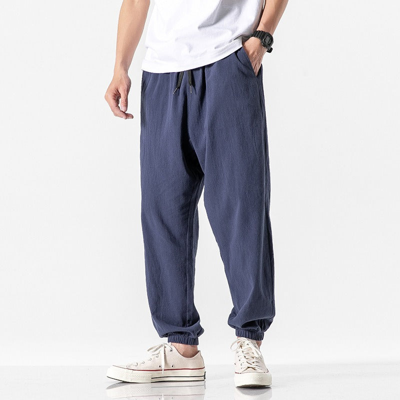 Valenti | Pure Linen Pants - Baggy Trousers