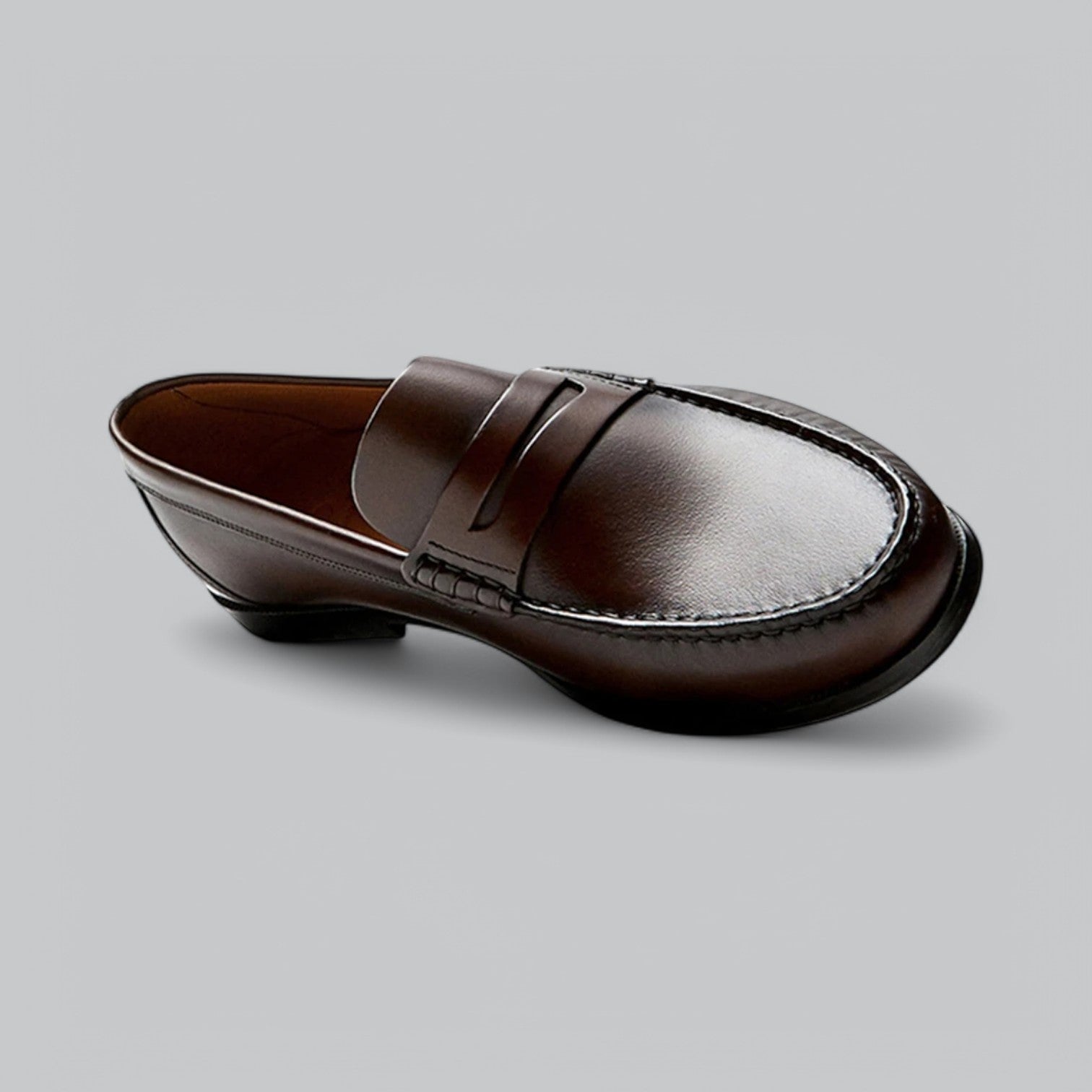 Valenti | Vintage Leather Loafers - Formal Slip-On Moccasins