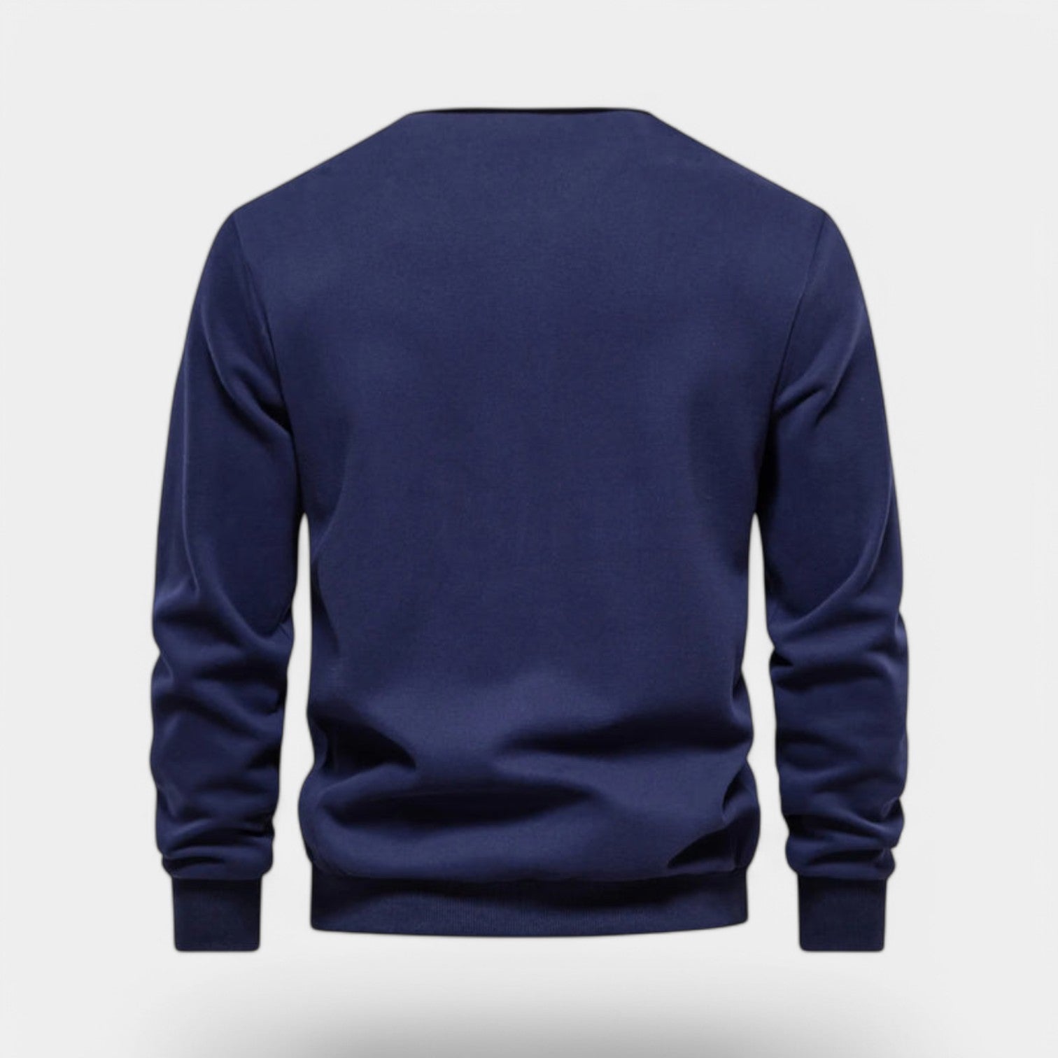 Valenti | Dress Collar Polo Neck Sweatshirt - Cotton Pullover