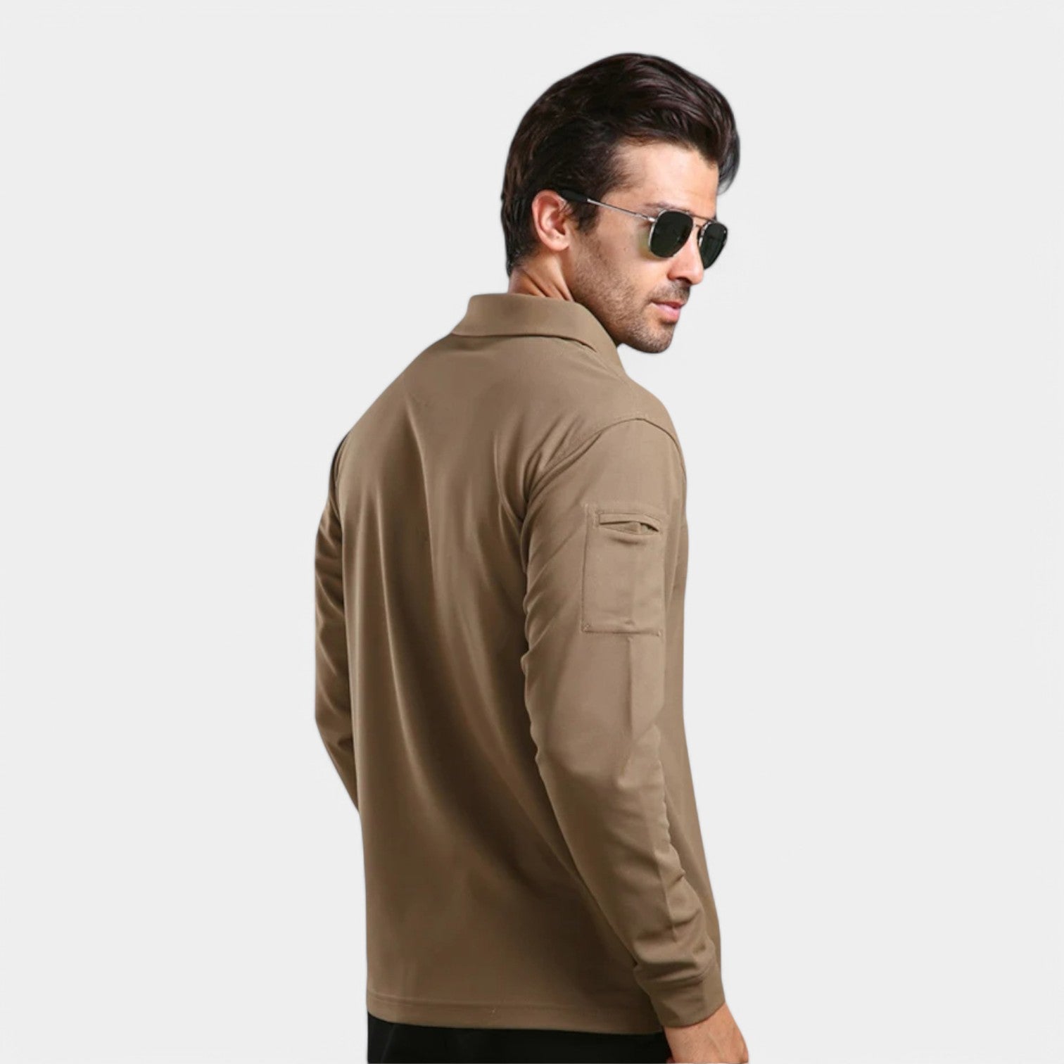 Valenti | Long Sleeve Polo Shirt - Breathable Lightweight Jumper