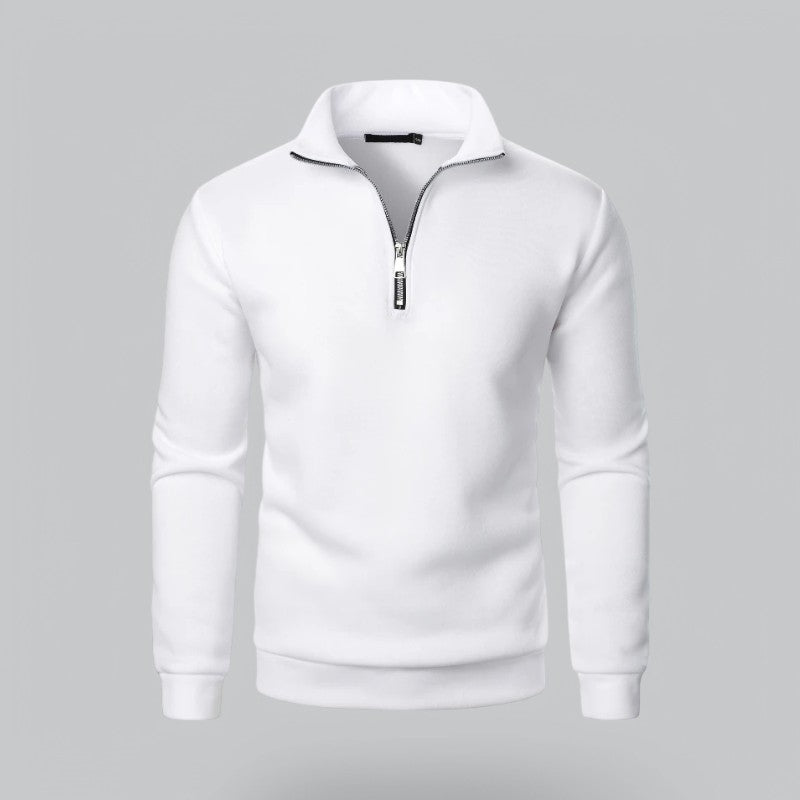 Valenti | High Neck Quarter-Zip Sweatshirt - Mock Pullover