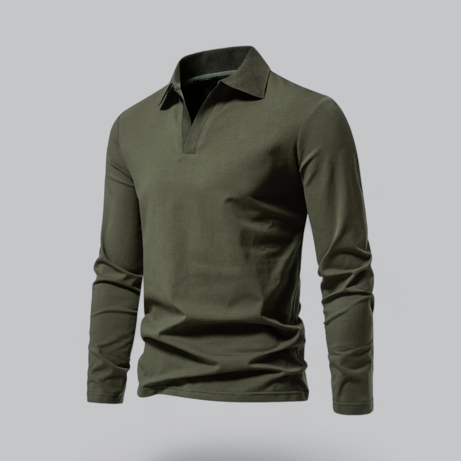 Valenti | Premium Cotton Long Sleeve Polo Shirt - Business Tee