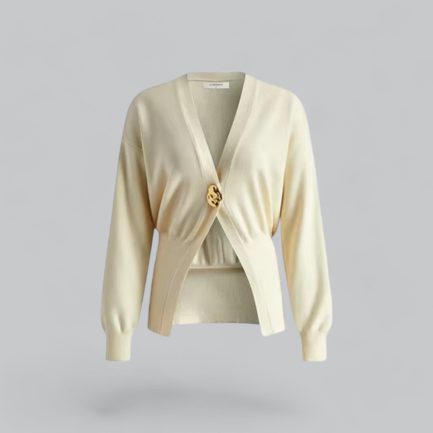Valenti | Chic V-Neck Sweater Single Breasted Cardigan