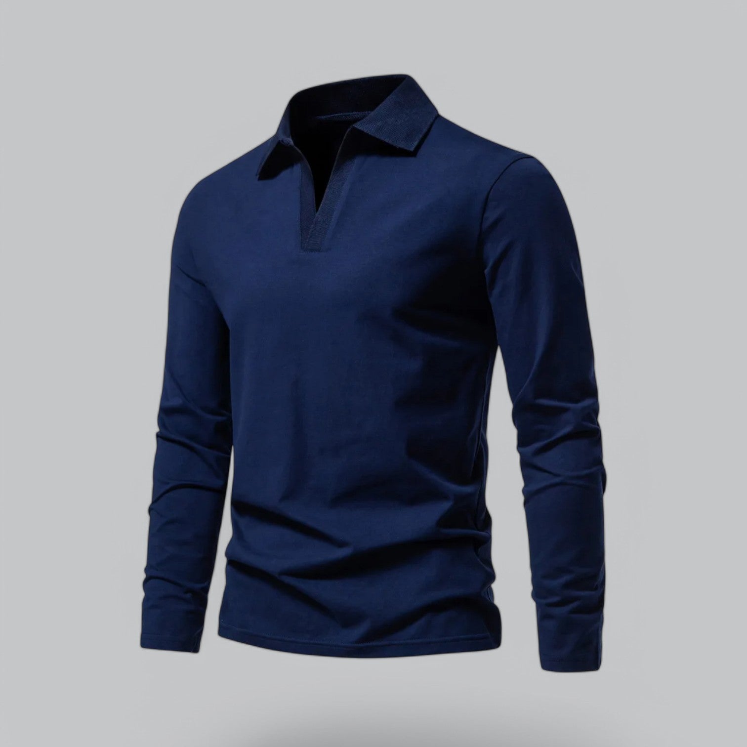 Valenti | Premium Cotton Long Sleeve Polo Shirt - Business Tee
