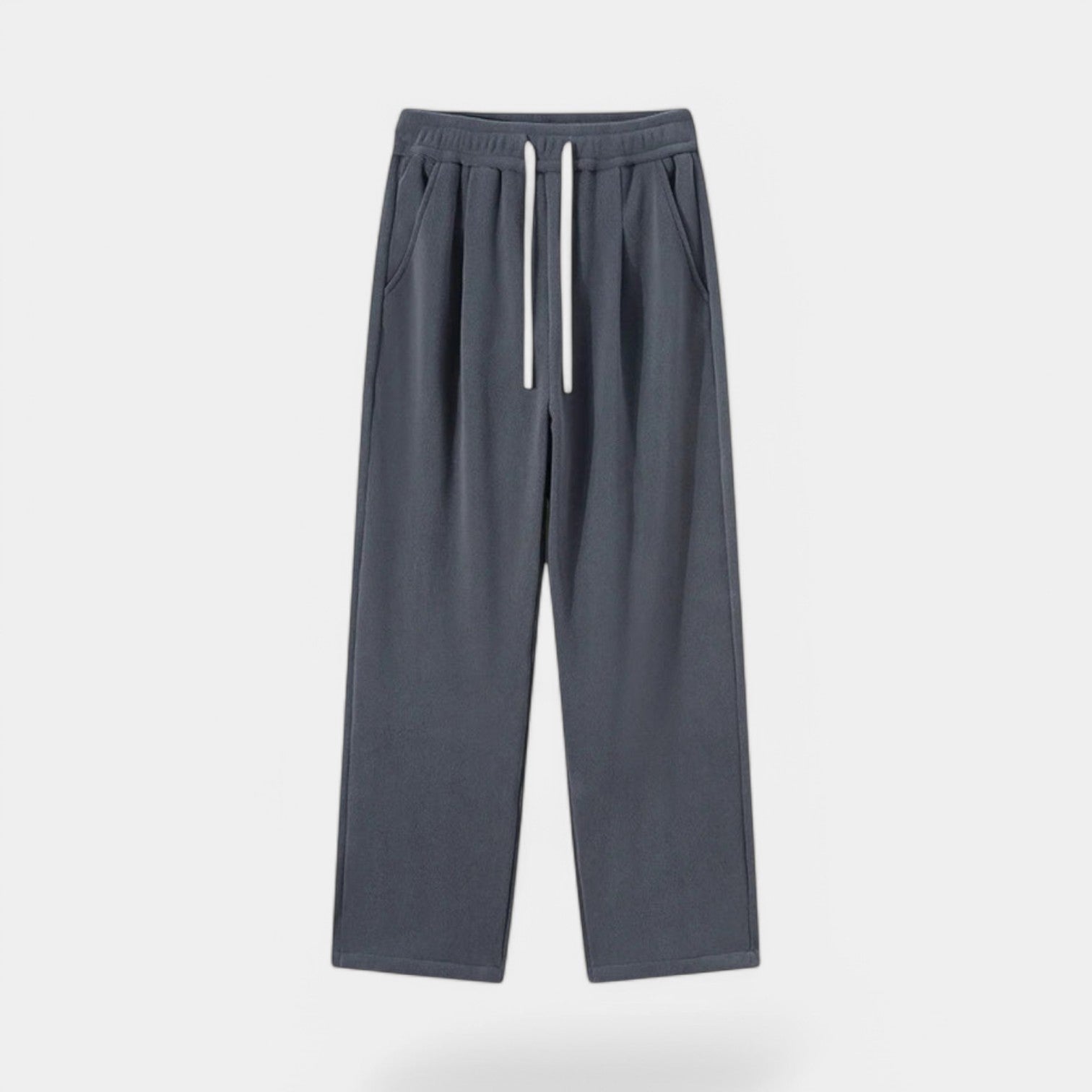 Valenti | Teddy Fleece Sweatpants - Wide Leg Casual Trousers