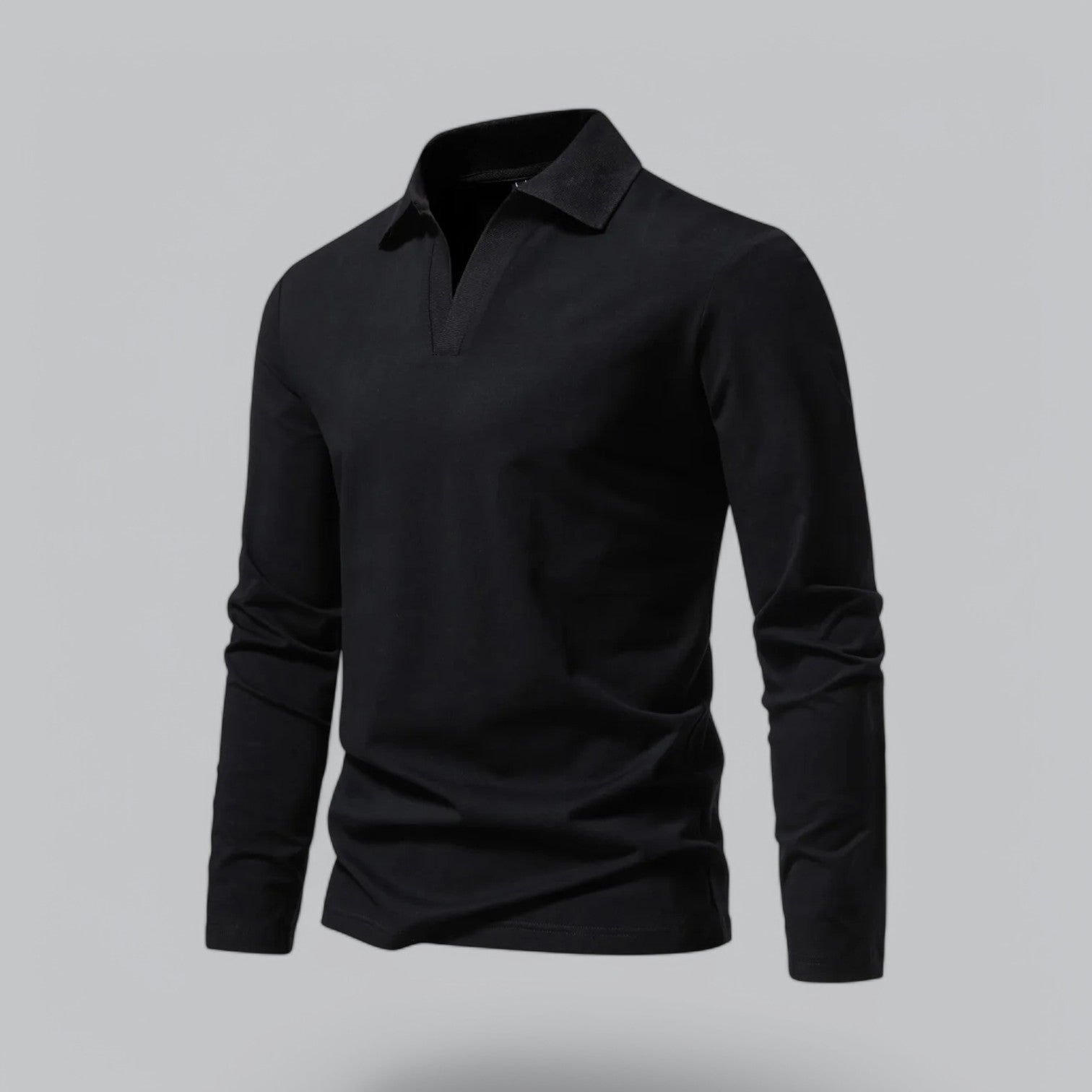 Valenti | Premium Cotton Long Sleeve Polo Shirt - Business Tee