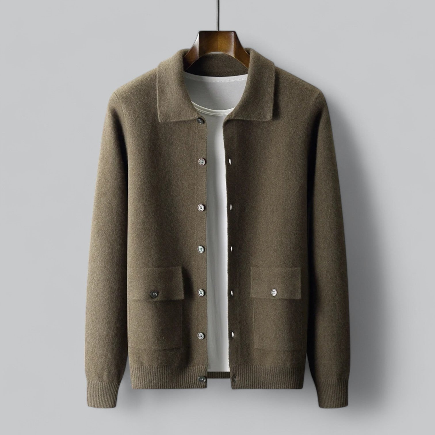 Valenti | Fine Cashmere Cardigan Premium Polo Jacket
