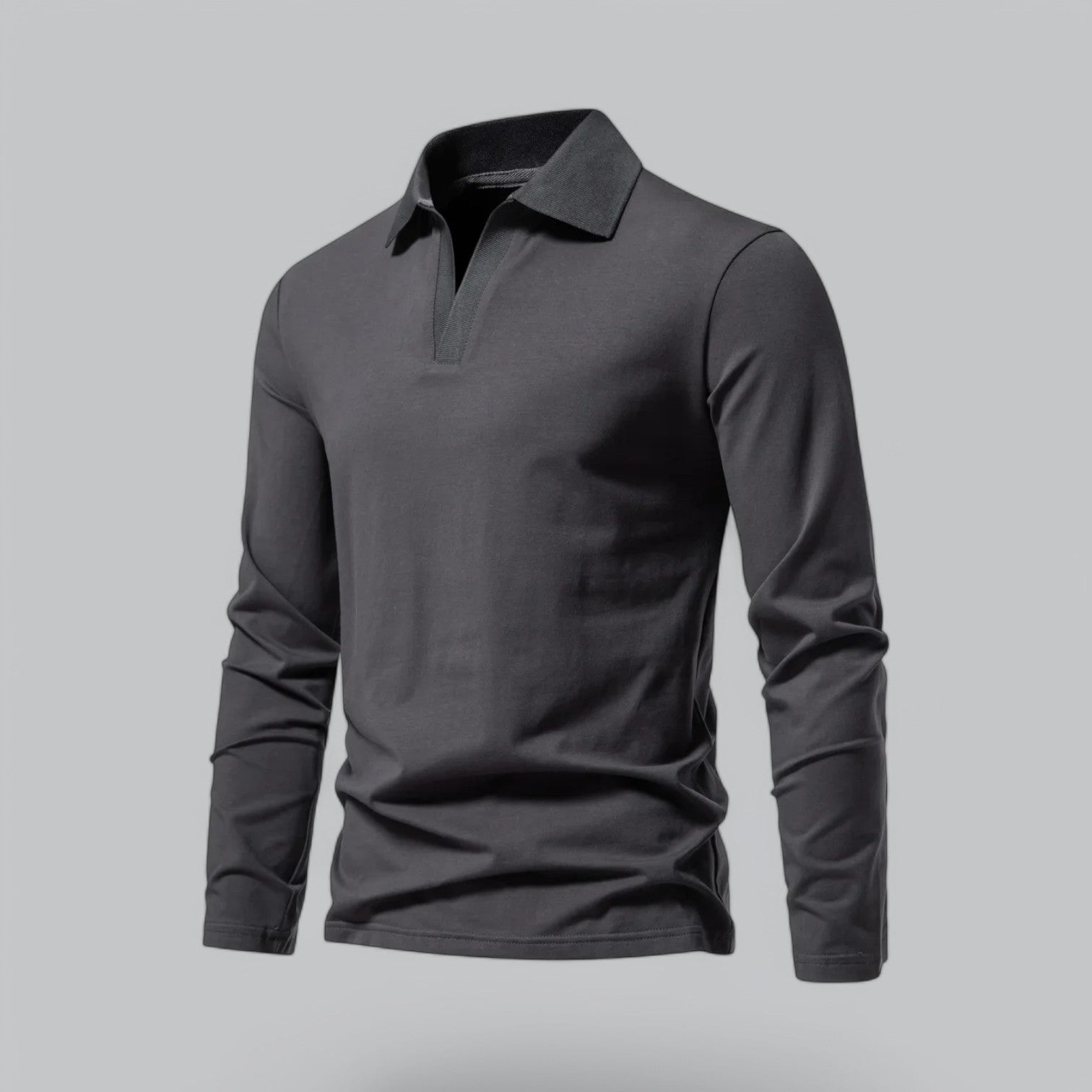 Valenti | Premium Cotton Long Sleeve Polo Shirt - Business Tee