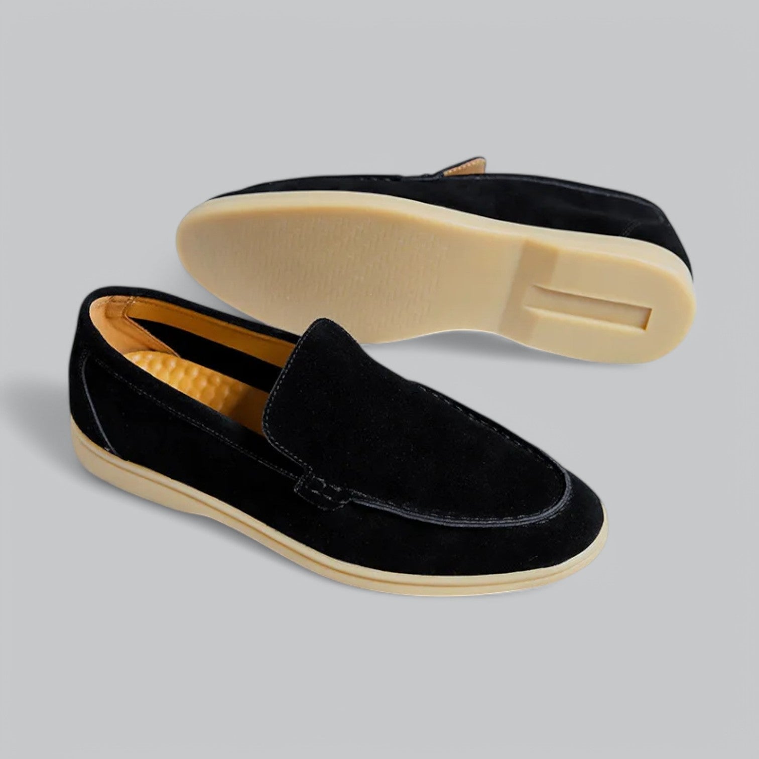 Valenti | Leather Suede Loafers - Soft Slip-On Shoes