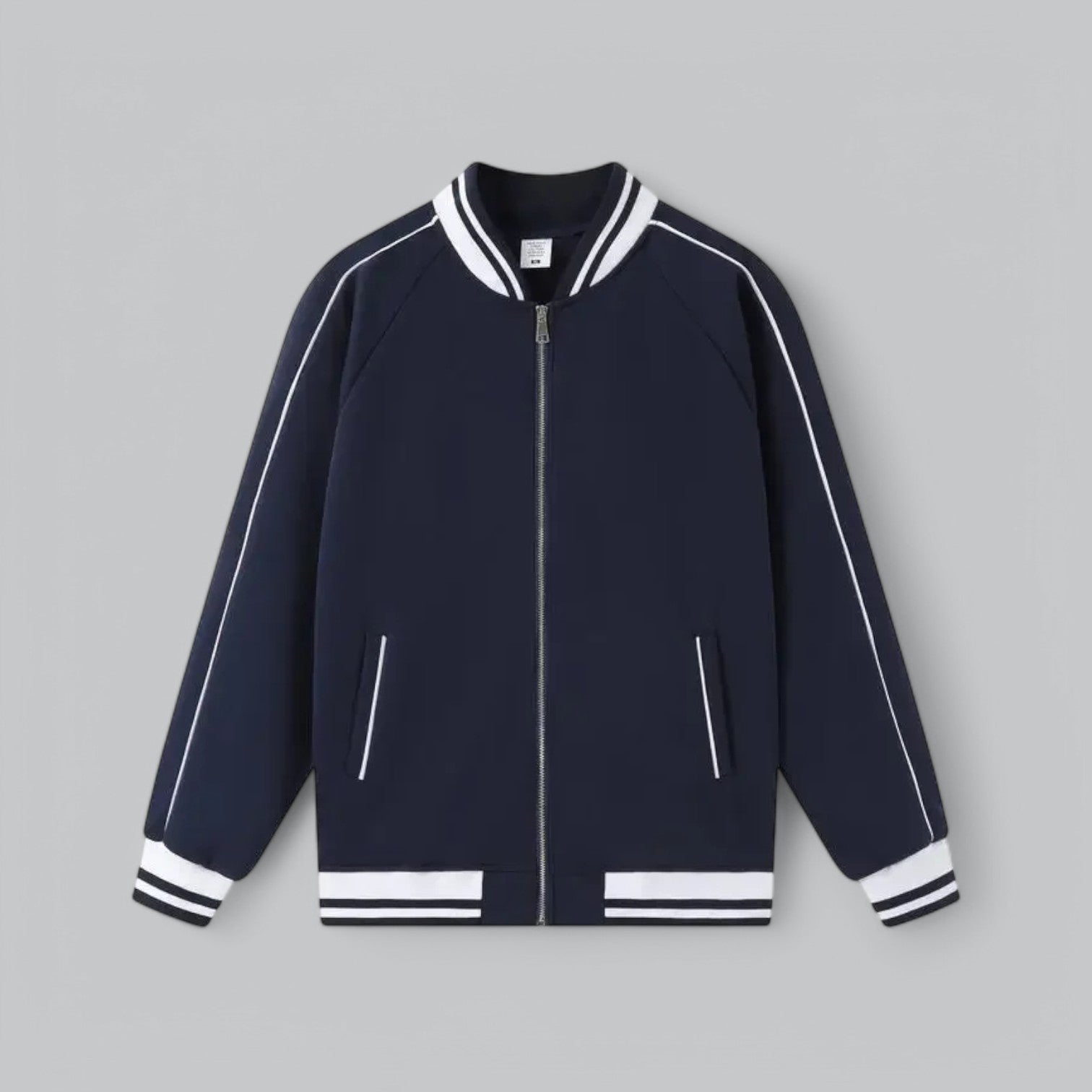 Valenti | Old-Money Baseball Jacket - Loose Fit Cotton Bomber
