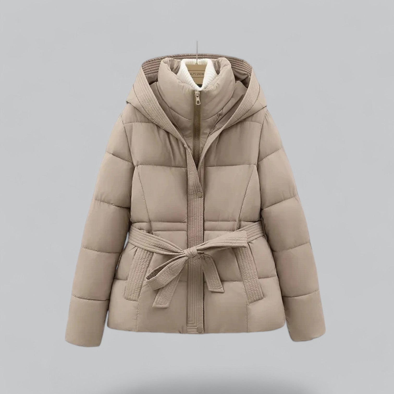 Valenti | New Winter Jacket Parka Belted Coat-VALENTI