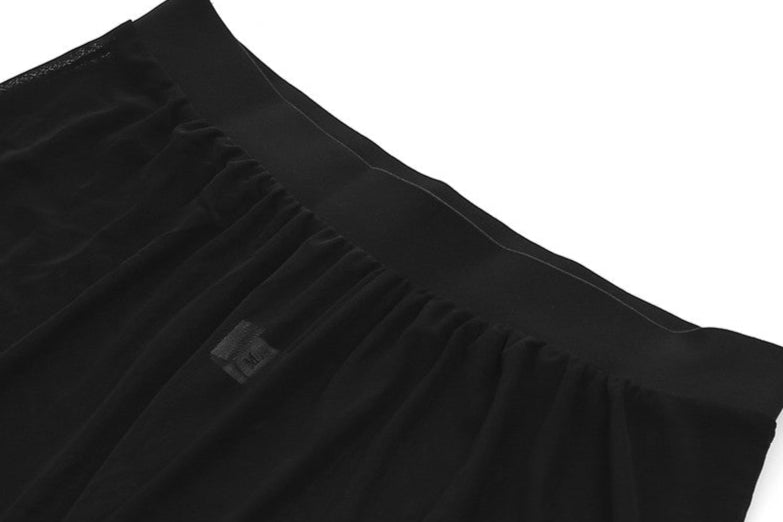 Valenti | Mesh See Through Loose Pants - Stretch Wide Leg