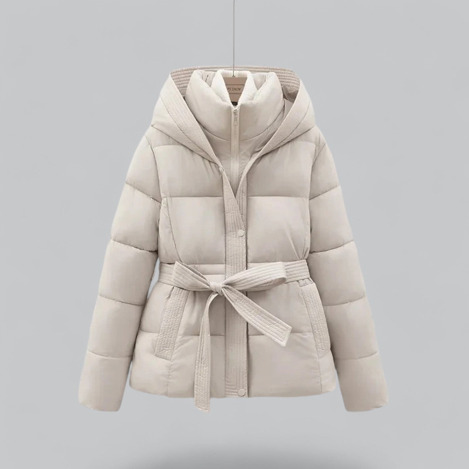 Valenti | New Winter Jacket Parka Belted Coat-VALENTI