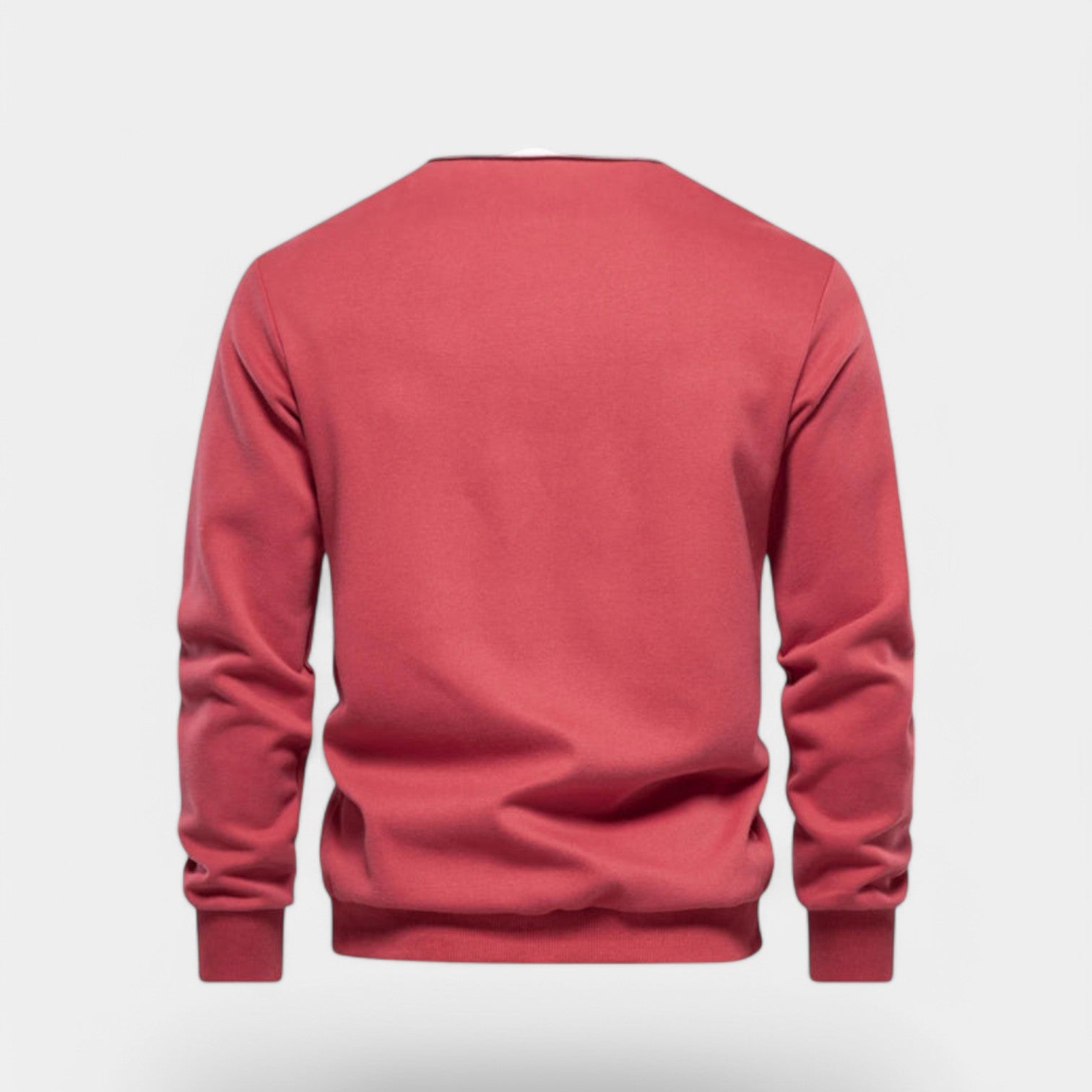 Valenti | Dress Collar Polo Neck Sweatshirt - Cotton Pullover