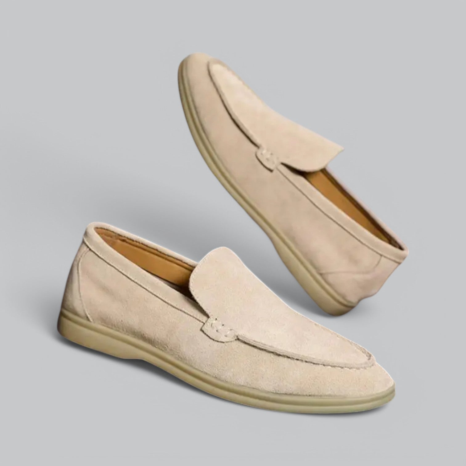 Valenti | Leather Suede Loafers - Soft Slip-On Shoes