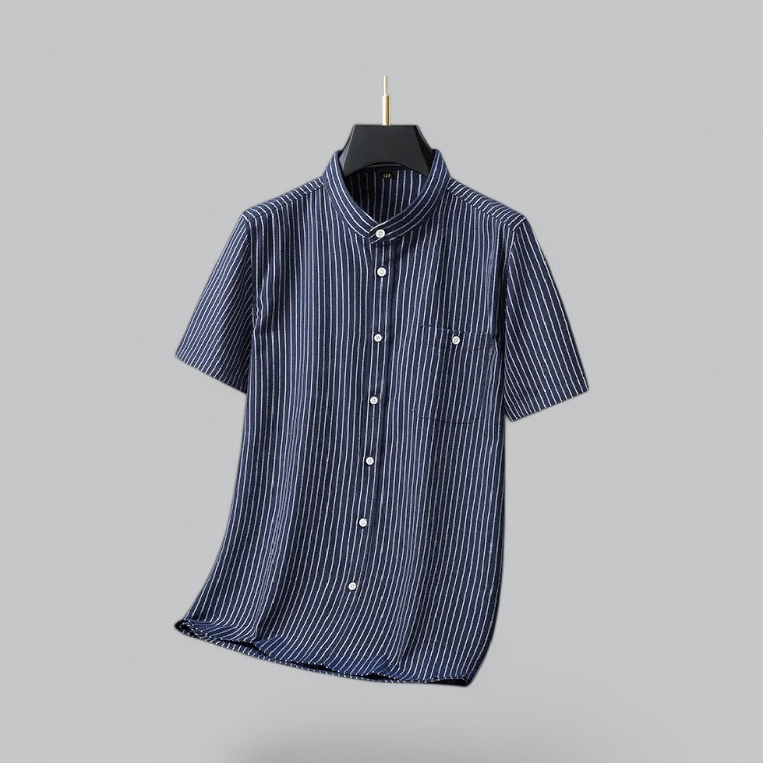 Valenti | Classic Striped Cotton Polo T-Shirt - Old Summer Dress Shirt