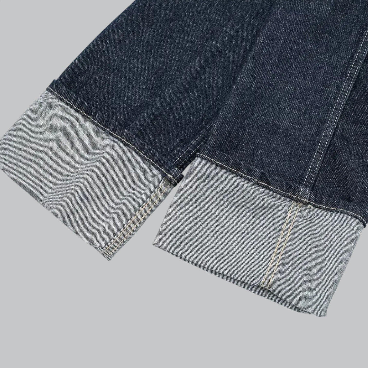 Valenti | Vintage Denim Cropped Jacket & Wide Leg Pants Set