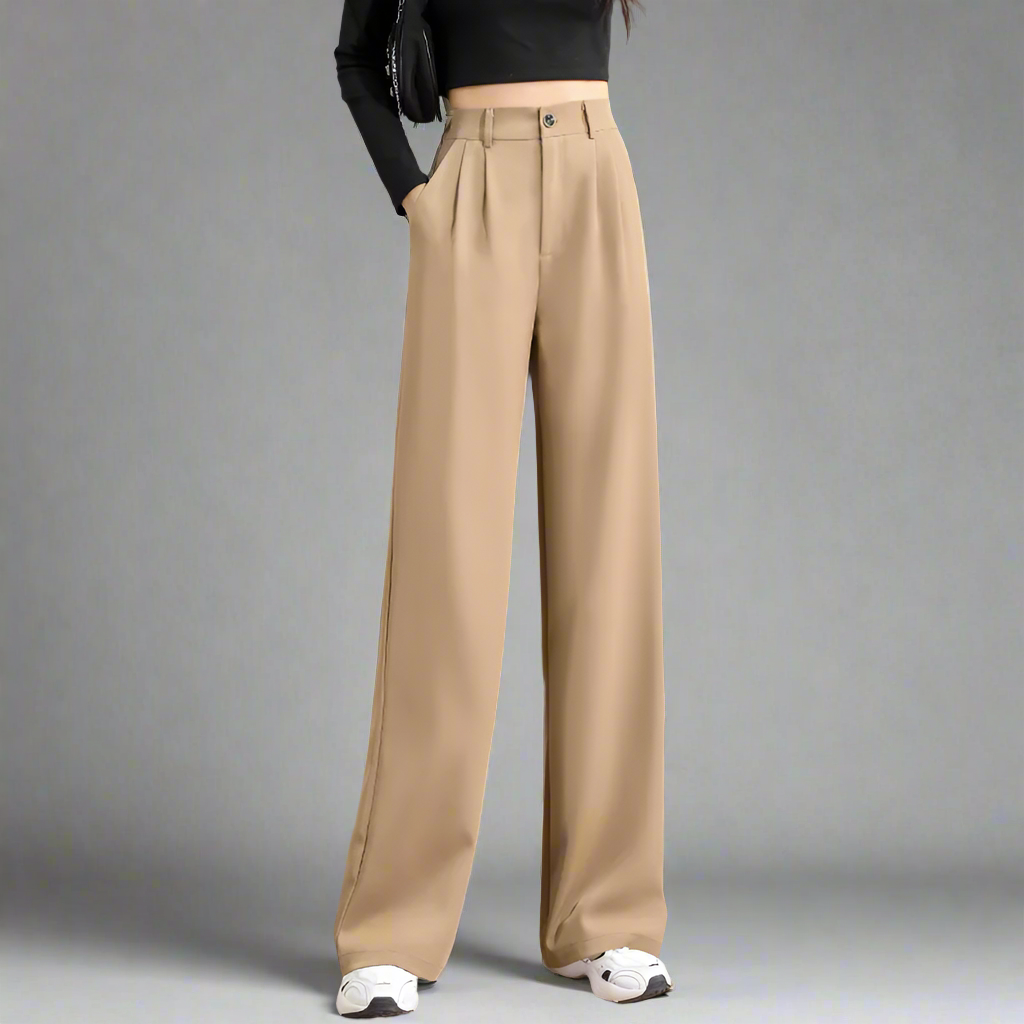 Valenti | Tailored Women's High Waisted Wide Leg Trousers