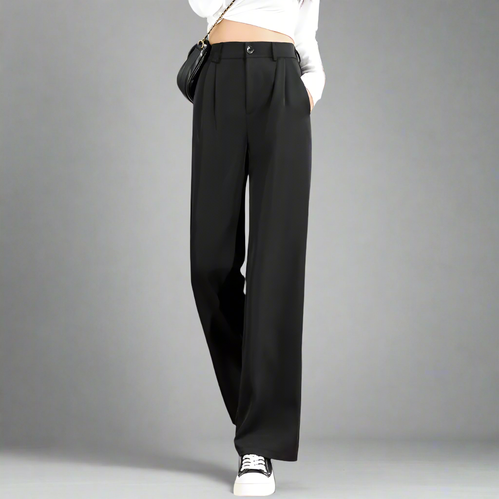 Valenti | Tailored Women's High Waisted Wide Leg Trousers