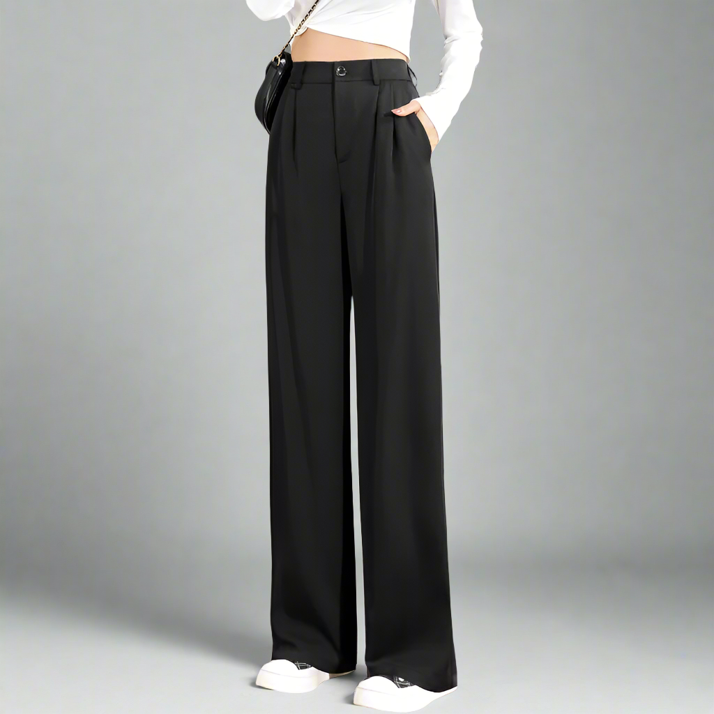 Valenti | Tailored Women's High Waisted Wide Leg Trousers
