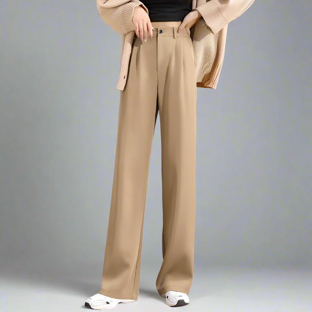 Valenti | Tailored Women's High Waisted Wide Leg Trousers