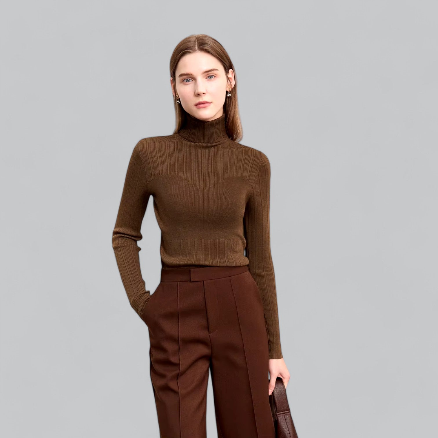 Valenti | Classy Luxury Cashmere Turtleneck Sweater Roll Neck Pullover